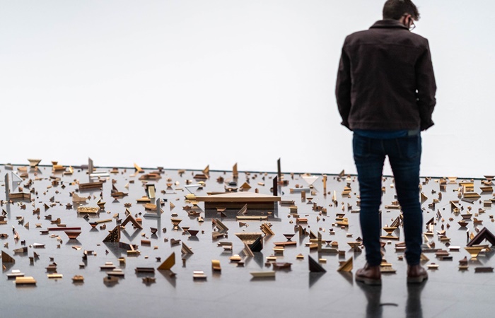 Obra conceptual expuesta en el MACBA Salidas escolares por Barcelona: Excursión al MACBA
