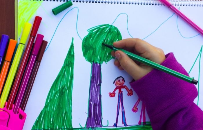 qué significa el color verde en el dibujo de un niño el color verde significa esperanza en los dibujos de los niños