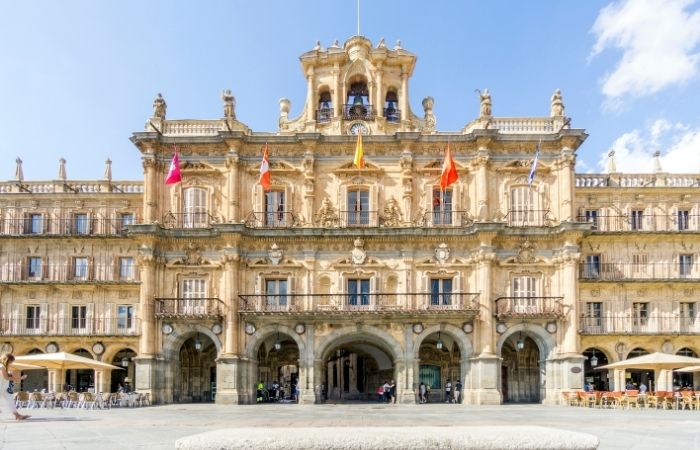 la plaza mayor de salamanca monumentos más buscados por españoles fotografía de la plaza mayor de salamanca