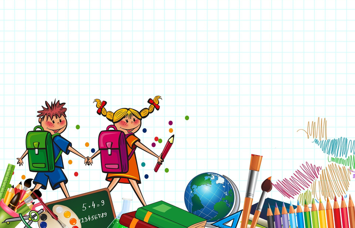 ilustración de niños que van al colegio adivinanzas fáciles para niños: colegio