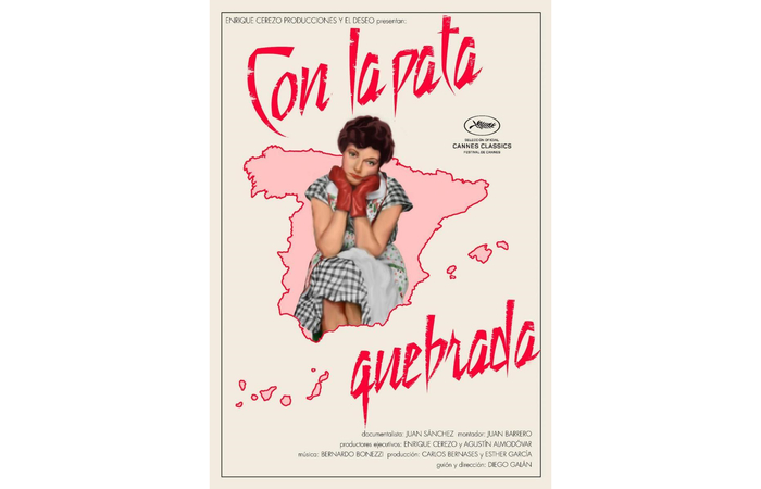 cartel documental con la pata quebrada con la pata quebrada