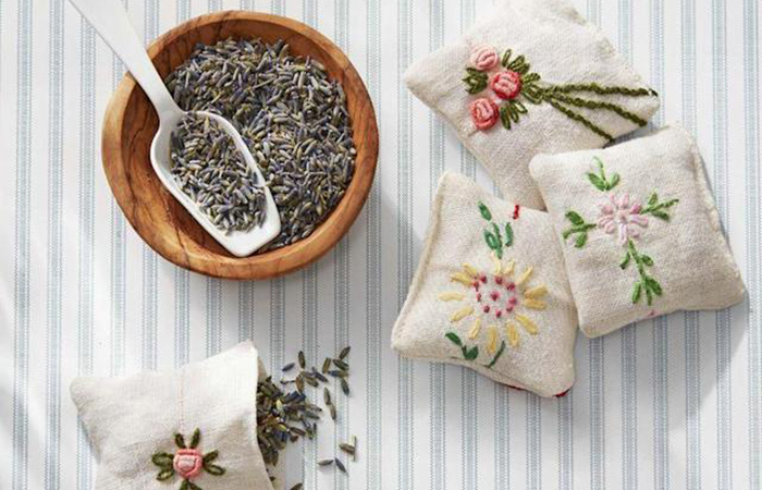 Bolsitas aromáticas de tela para regalar Bolsitas aromáticas DIY