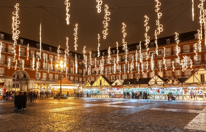 Mercado de Navidad de la Plaza Mayor Mercados de Navidad: Plaza Mayor de Madrid