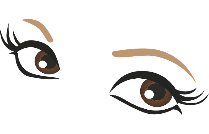 ilustración de ojos con pestañas adivinanzas difíciles para niños: pestañas