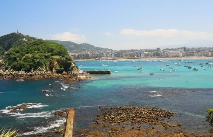 playa de la concha en san sebastián playa de la concha