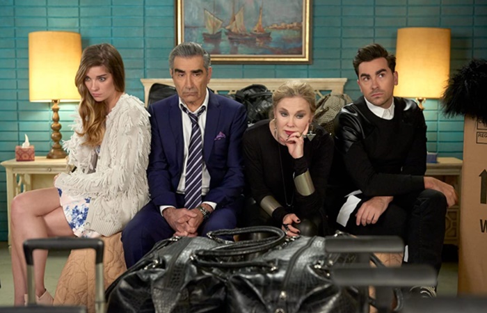 Schitt's Creek, comedia premiada con dos Golden Globe Series premiadas en 2021: Schitt's Creek