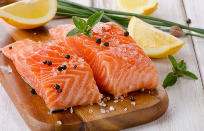 Fortalecer los huesos: el salmón contiene antioxidantes Fortalecer los huesos pescado azul: salmón