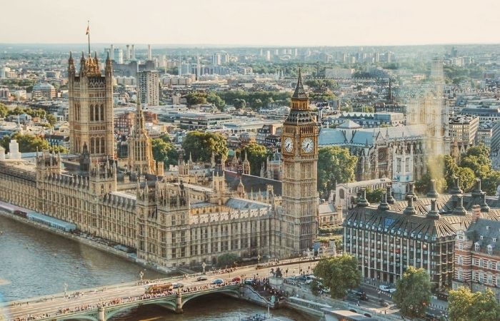 fotografia aerea de londres destinos internacionales más buscados londres