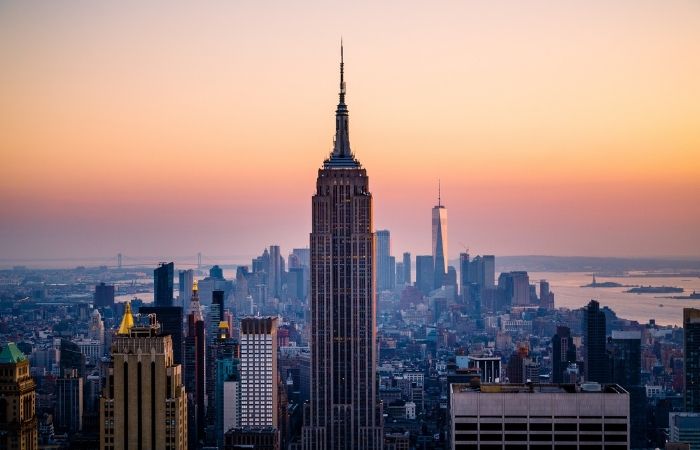 destinos internacionales más buscados nueva york fotografia area de nueva york