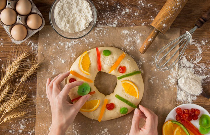 Roscón saludable de navidad