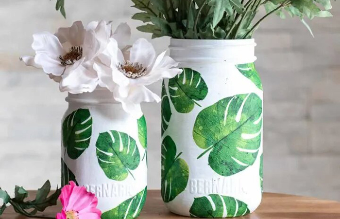 tarros decorados con servilletas decoupage tarros con servilletas decoupage
