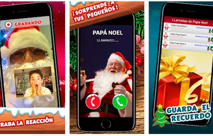 hablar con los Reyes Magos y Papá Noel: videollamada Papá Noel