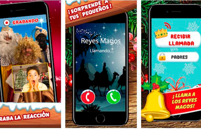 hablar con los Reyes Magos y Papá Noel: videollamada con Reyes Magos