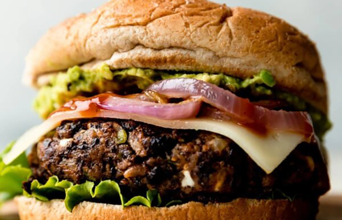 Receta de hamburguesa vegetal con judías Hamburguesa vegetal con judías