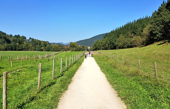 Vía Verde de Arrazola en Atxondo, Vizcaya