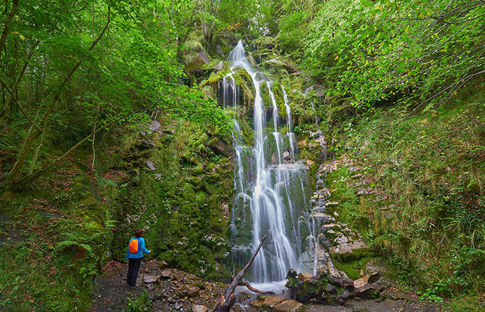 Cascada de Xurbeo en Murias, Asturias