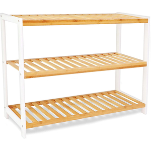 decorar con bambú: zapatero