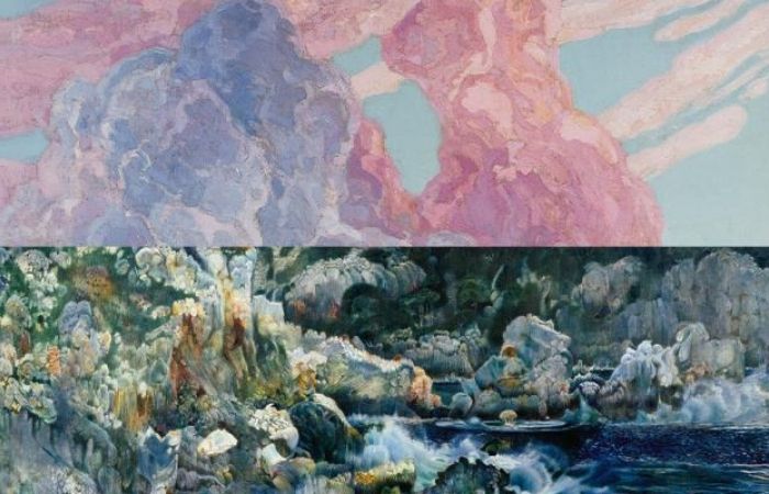 Hermen Anglada-Camarasa y Joaquim Mir en Mallorca