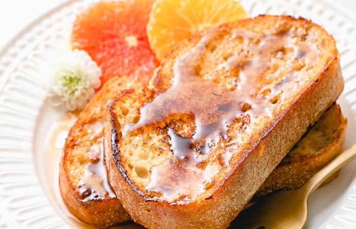 Receta de torrija con naranja Torrija con naranja