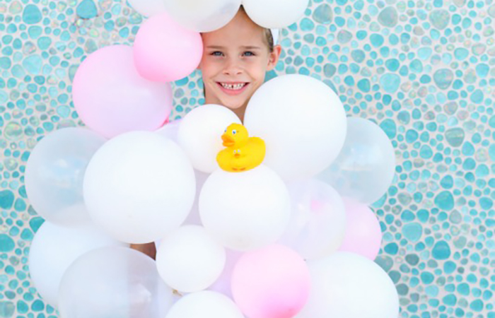 disfraces fresquitos de baño de espuma Cómo hacer disfraces fresquitos de bañera con pompas de jabón