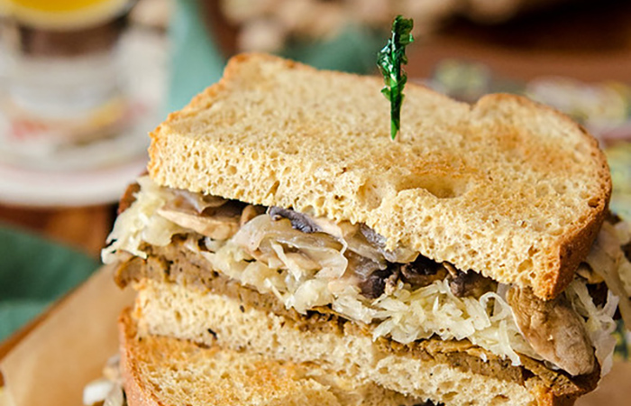 sándwich de seitán cómo hacer un sándwich de seitán