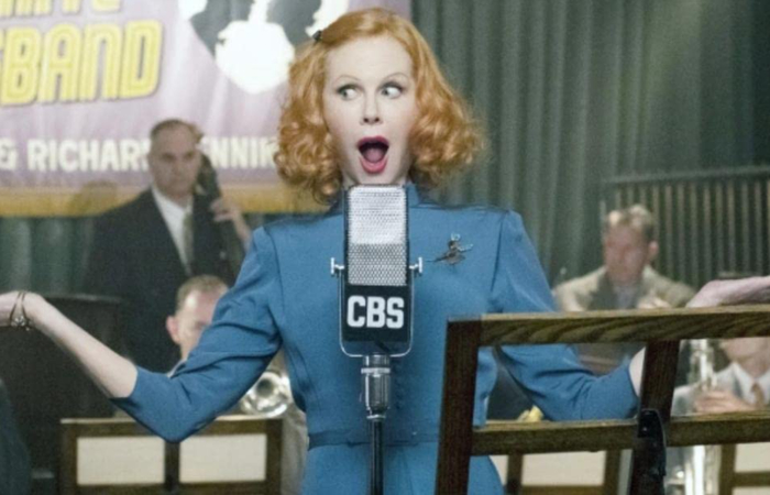 fotograma película ser los ricardo películas nominadas a los óscar: ser los ricardo. Nicole Kidman cantando