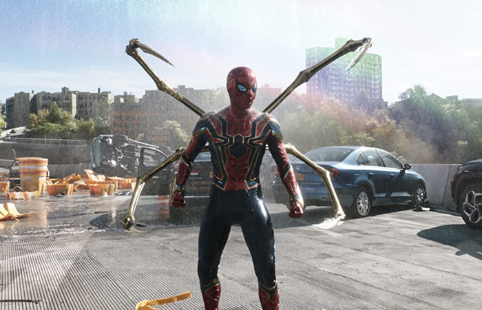 fotograma película spider man no way home escena de spider-man no way home