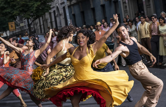 fotograma película west side story escena de baile de west side story