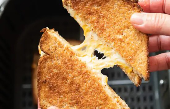 Cómo hacer sandwiches en freidora sandwich de queso en freidora
