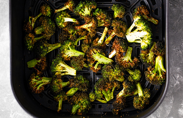 Receta de brócoli con freidora de aire Brócoli con freidora de aire