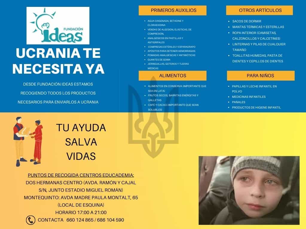 Iniciativas para ayudar a Ucrania Iniciativas para ayudar a Ucrania