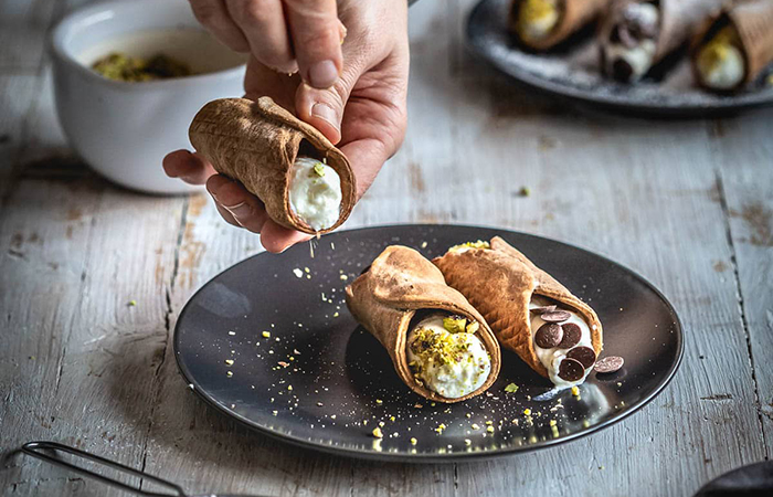 Receta de cannoli en freidora de aire cannoli en freidora de aire