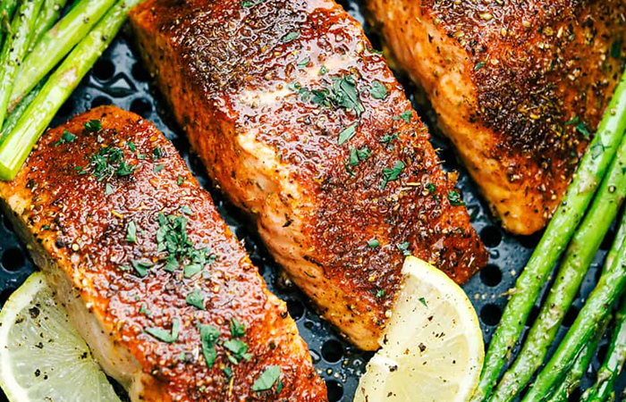 Cómo hacer salmón en freidora de aire Salmón en freidora de aire