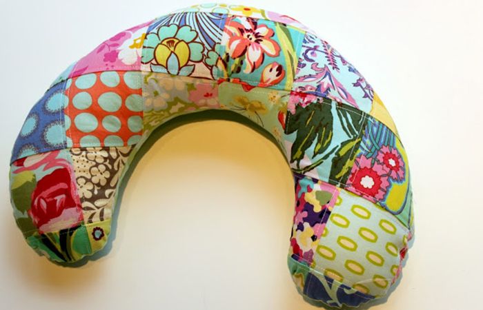 almohada de patchwork fácil para niños patchwork fácil para niños en una almohada de viaje