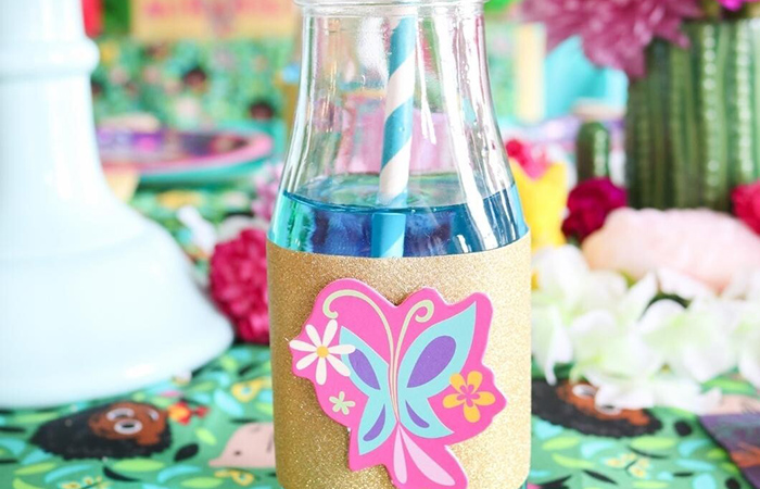 decorar botellas para fiesta de Encanto Botellas para fiesta de Encanto