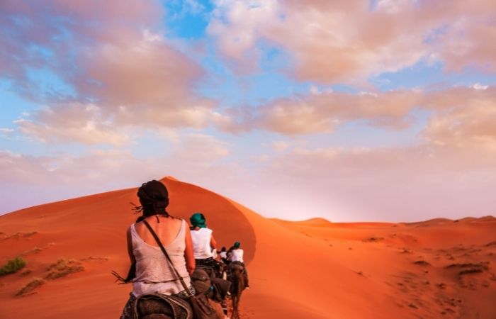 El Desierto del Sáhara ofrece la posibilidad de dar un paseo en camello Viajes que debes hacer con tus hijos: Marruecos