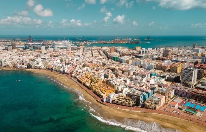 Paseo marítimo de las Palmas de Gran Canaria Paseos marítimos de España: Las Palmas de Gran Canaria