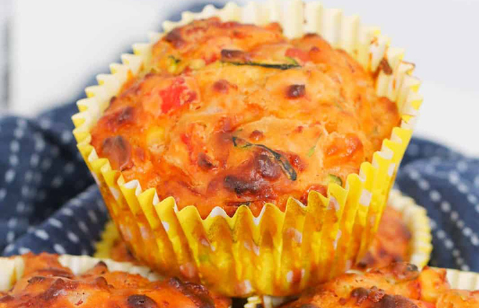 Receta de aperitivos en Thermomix fáciles con forma de muffins Aperitivos en Thermomix fáciles con forma de muffins