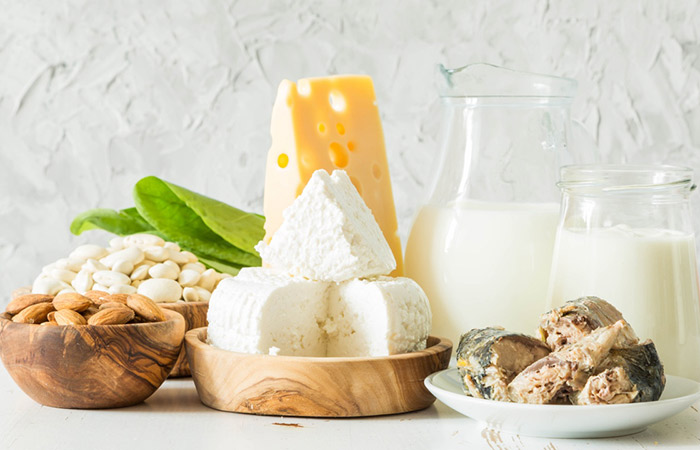Alimentos ricos en calcio: lácteos, almendras y legumbres nutrientes clave en el embarazo: calcio