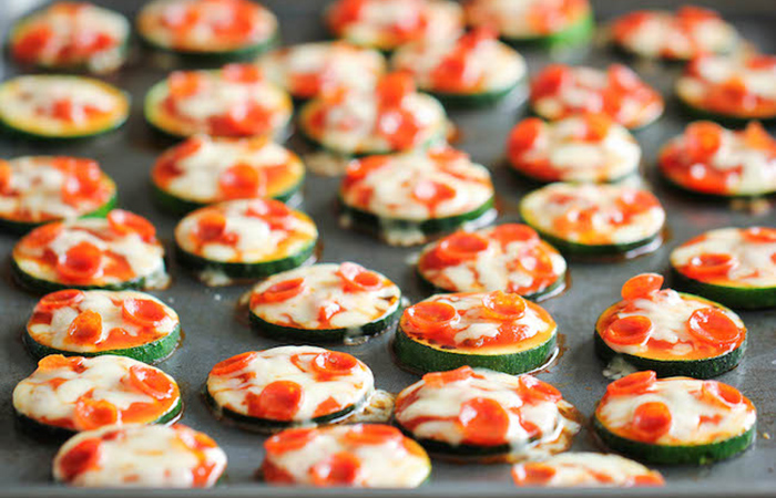 receta de minipizzas de calabacín minipizzas de calabacín
