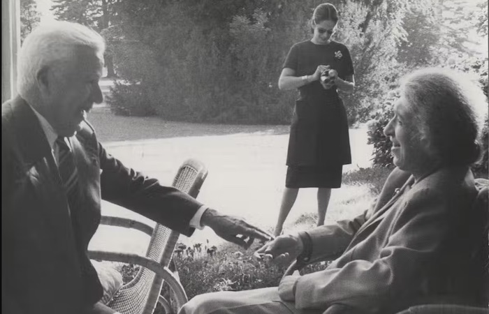 Charles Chaplin y Clara Haskil