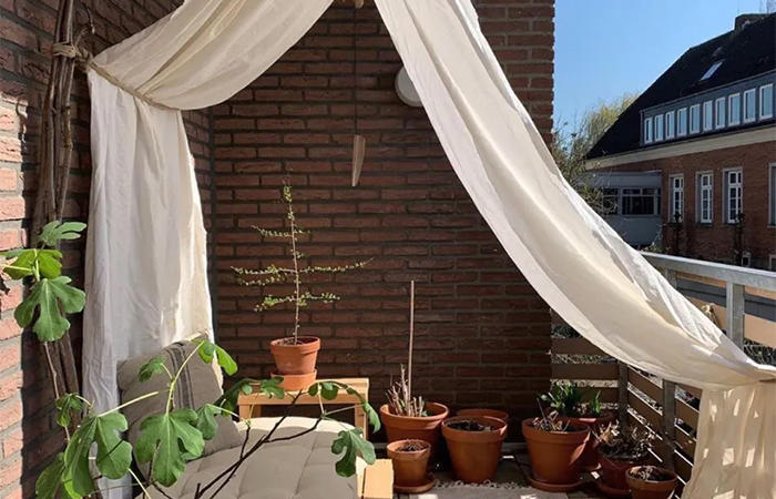 Cómo hacer unas cortinas de terraza sin coser cortinas de terraza DIY