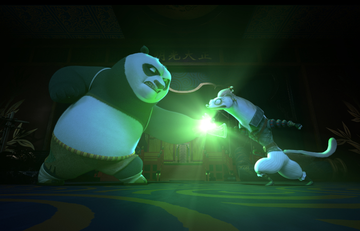 fotograma serie kung fu panda el caballero del dragón kung fu panda