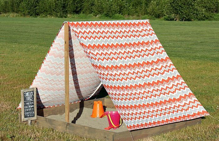 Cómo hacer una caja de arena con toldo caja de arena con toldo