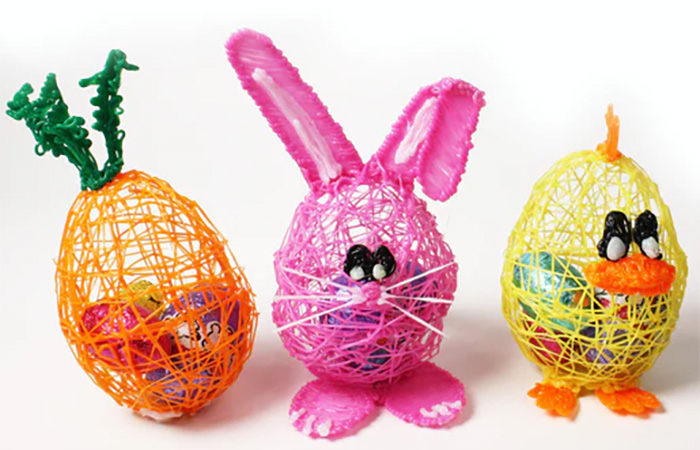 Cómo hacer huevos de Pascua con bolígrafo 3D huevos de Pascua con bolígrafo 3D