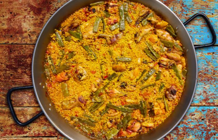 paella valenciana Recetas de verano: paella