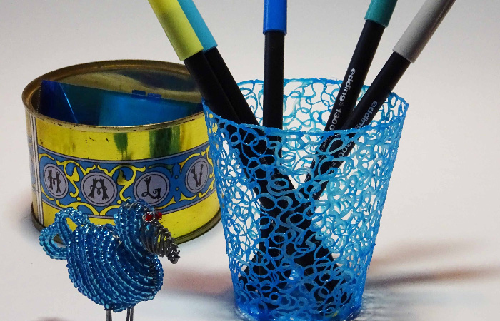 Cómo hacer un portalápices con un bolígrafo 3D portalápices