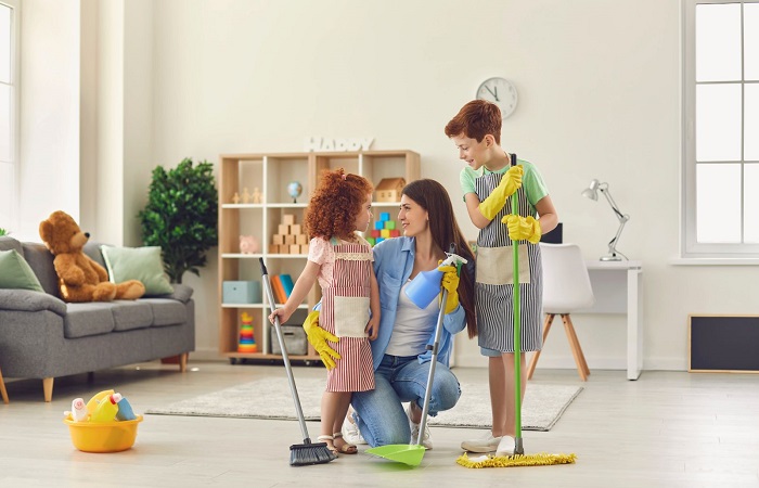 Implicación para ayudar en las tareas cotidianas Buscar la colaboración de los niños