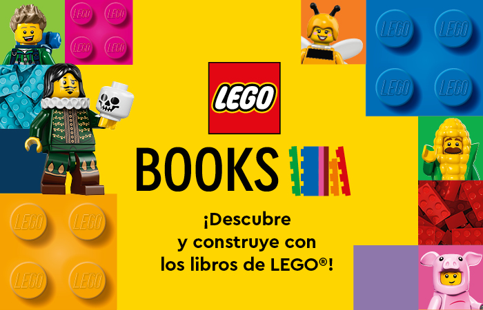 Cartel Descubre y construye Cartel de LEGO Books