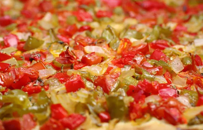 Receta típica de Mallorca coca trempó